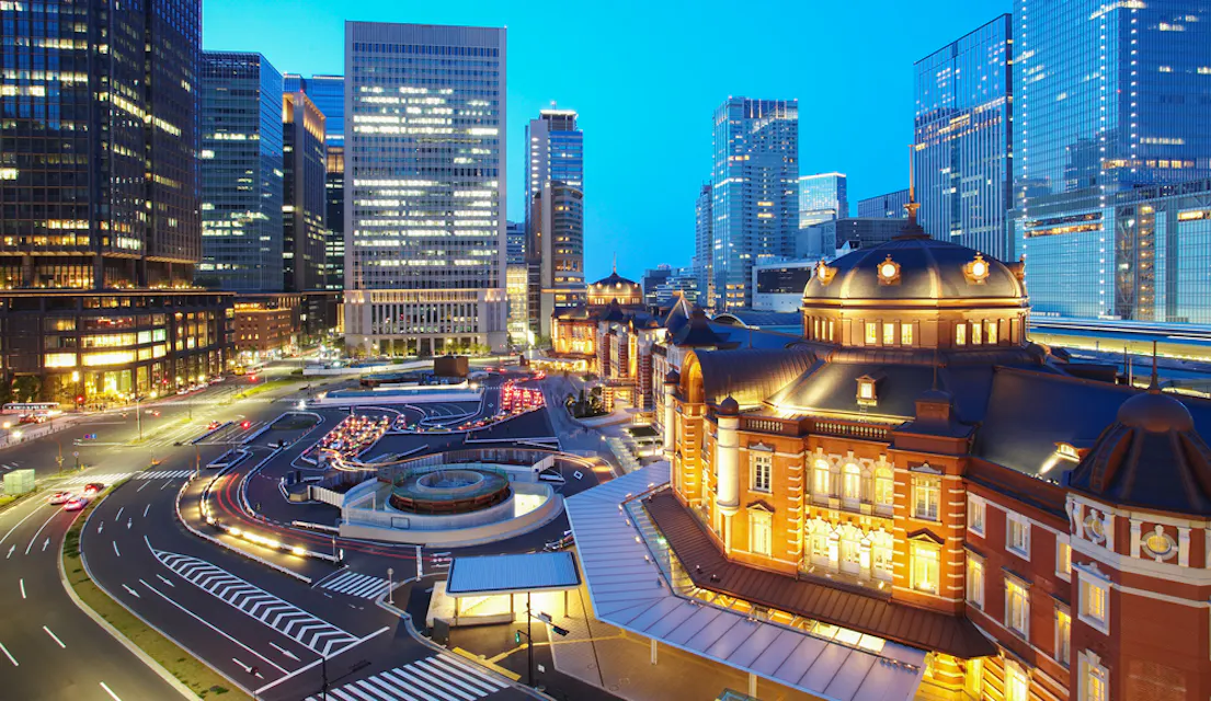 Tokyo Station at Night