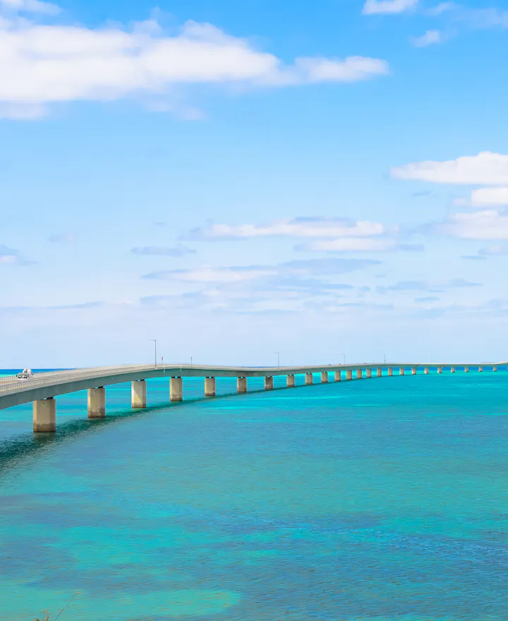 Irabu bridge, Miyako Island in Okinawa Irabu bridge, Miyako Island in Okinawa