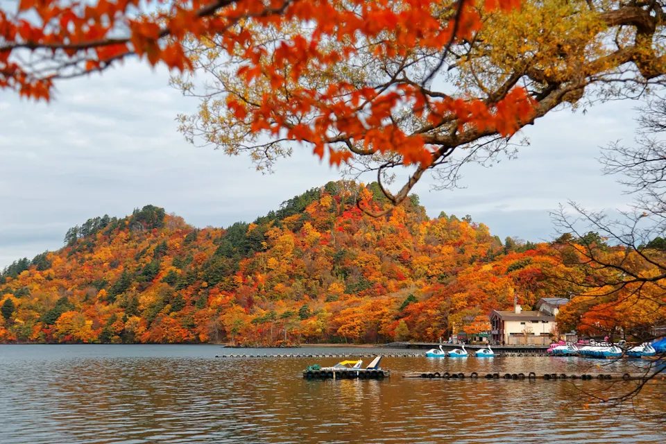 Lake Towada in Autumn Season Lake Towada in Autumn Season