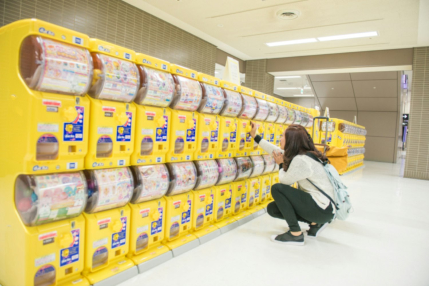 Japanese capsule toy vending machine