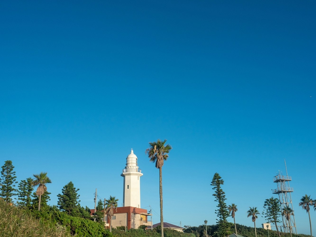 Nojimazaki Lighthouse in the evening