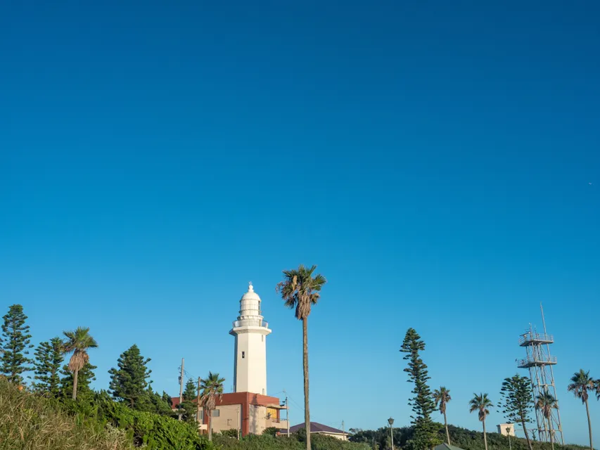 Nojimazaki Lighthouse in the evening