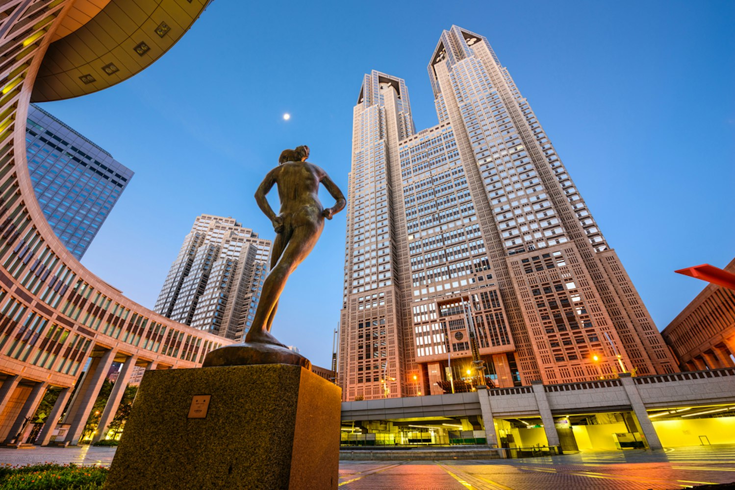 Shinjuku and the Tokyo Metropolitan Government Building