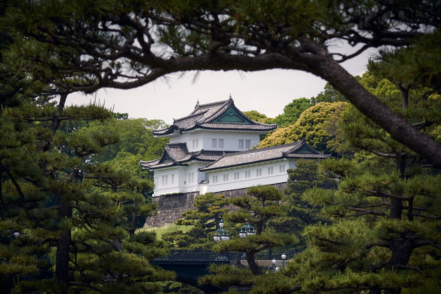 Quiet Sight of Tokyo Imperial Palace