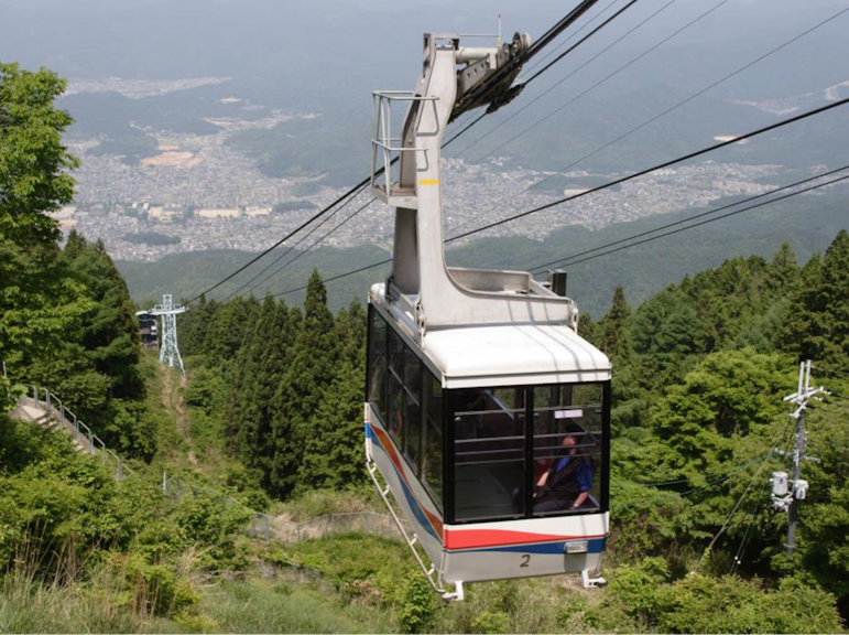 Eizan Scenic Ride: One-way Ticket for Cable Car & Ropeway
