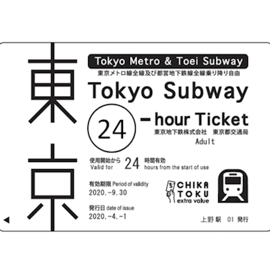 Tokyo Subway Ticket Tokyo Subway Ticket