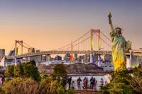 Tokyo, Japan Skyline from Odaiba