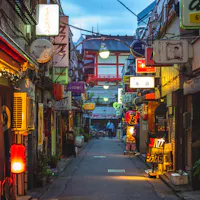 Night Scene of Shinjuku Golden Gai Night Scene of Shinjuku Golden Gai