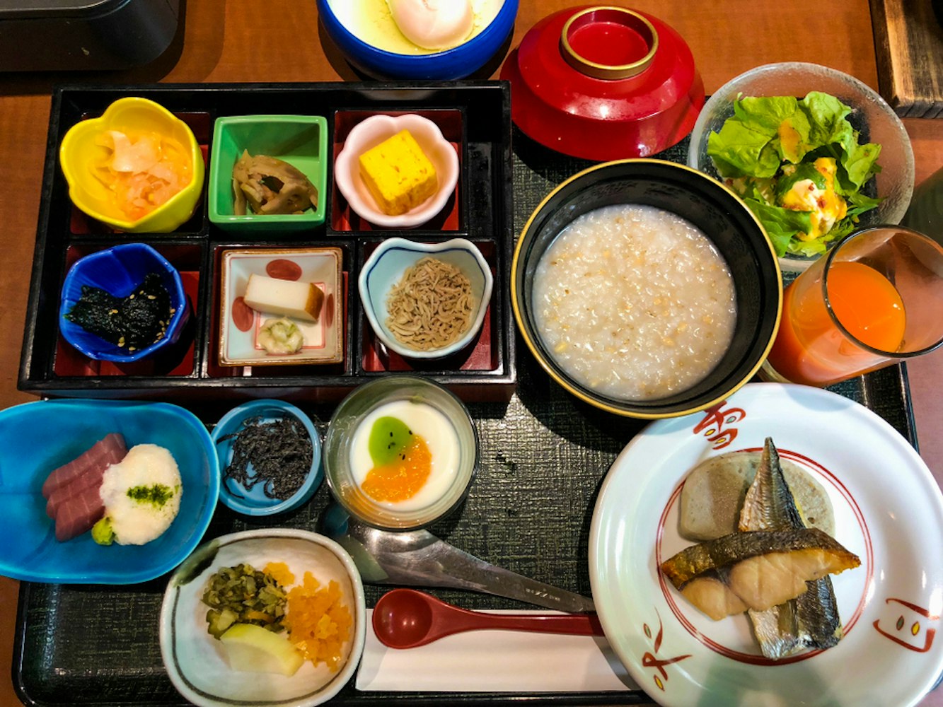 Rich Breakfast Provided by Setsugetsuka Hotel
