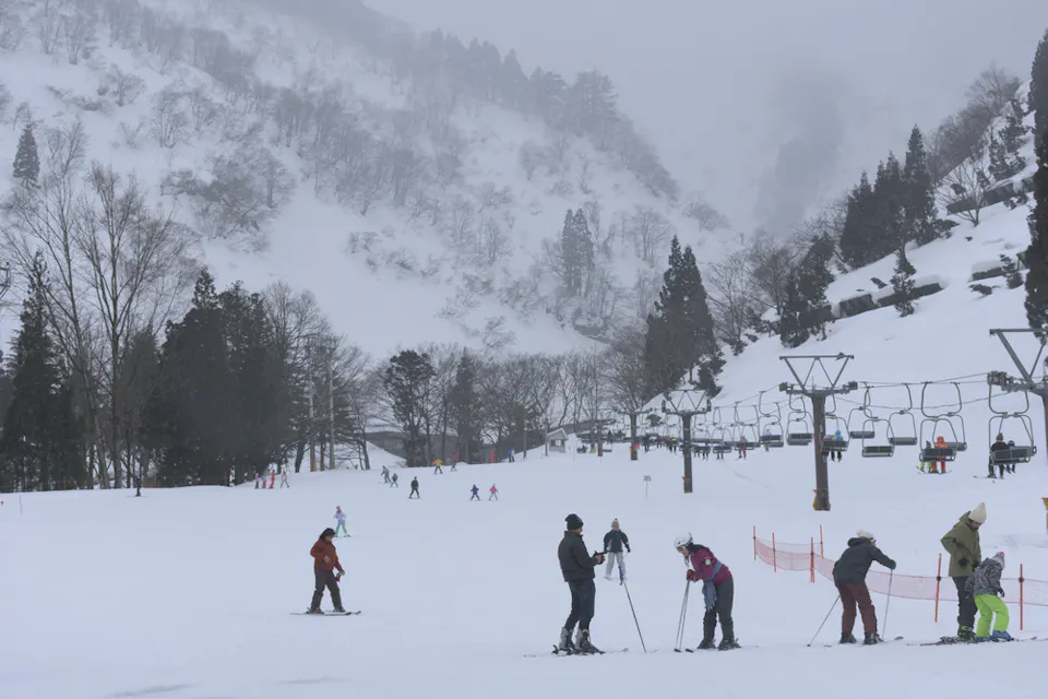 Ski Slopes Snow Yuzawa Kogen Japan Ski Slopes Snow Yuzawa Kogen Japan
