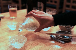 Sake Tasting in a Japanese Pub
