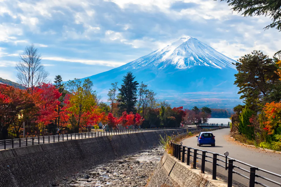 View of Fuji