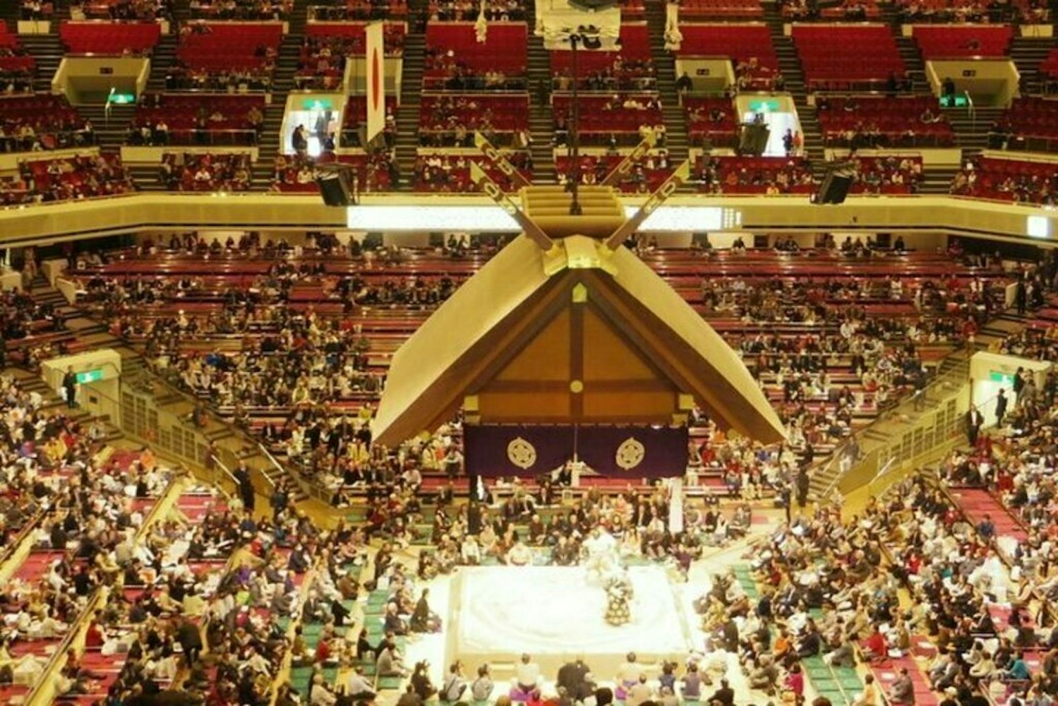 Sumo Wrestling Tournament in Tokyo