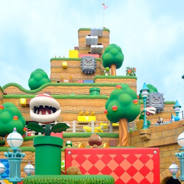 Super Nintendo World is a themed area at Universal Studios Japan