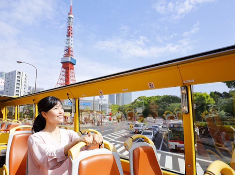 東京オープンエアバスツアー:上から街を見る