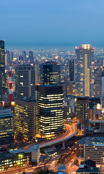 Osaka City at Night