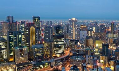 Osaka City at Night