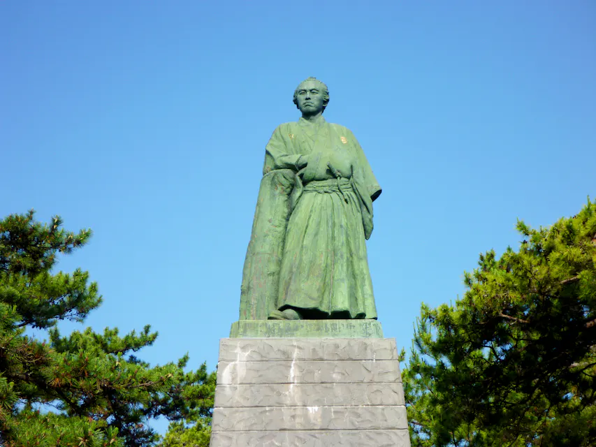 A Statue of Sakamoto Ryoma