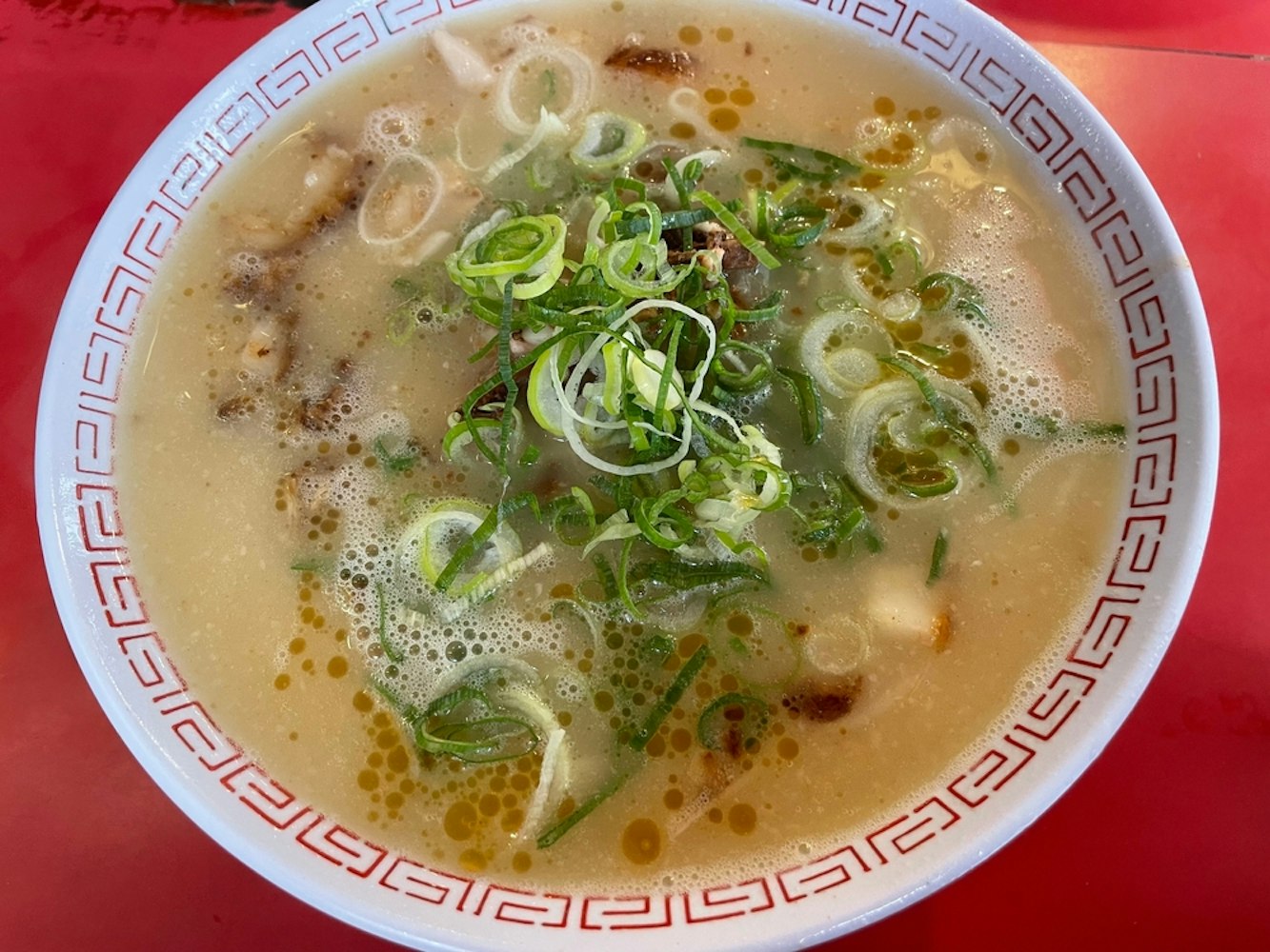 Close up of a bowl of Japanese Chashu Ramen (pork noodles), Osaka, Japan
