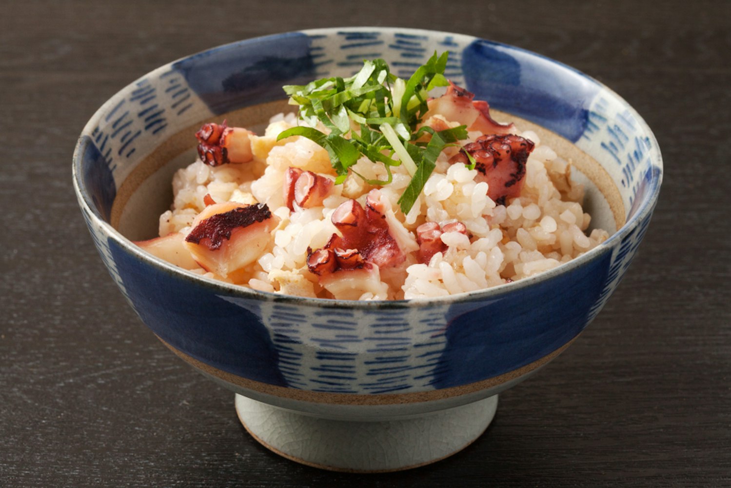 Cooked Rice with Octopus