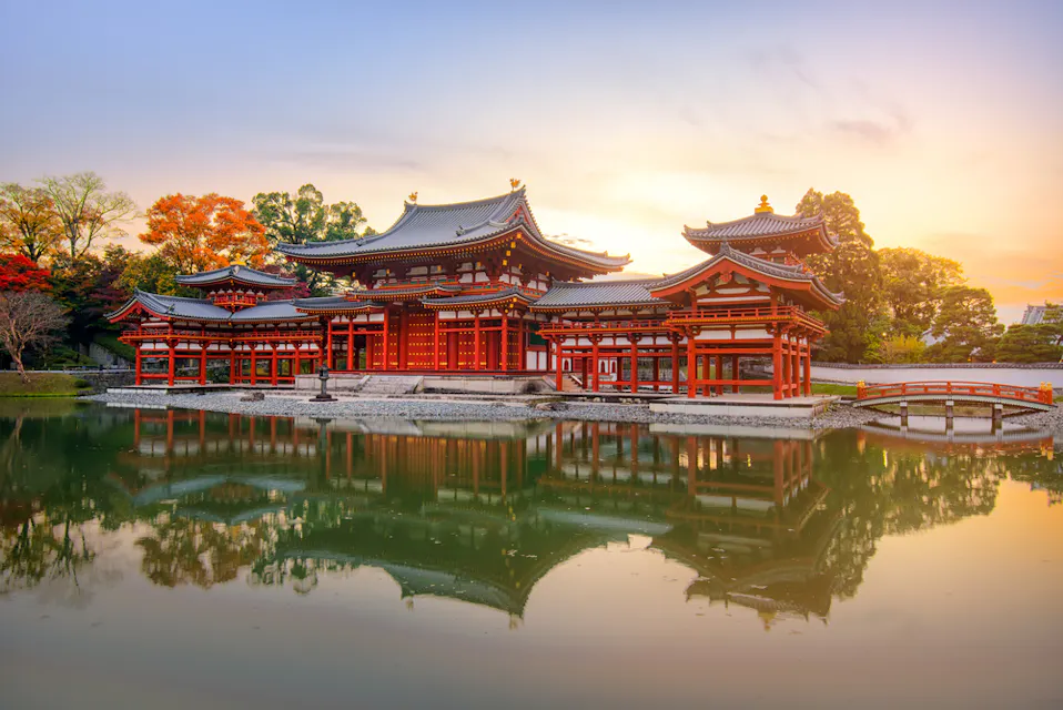 Byodo-in Buddhist temple, a UNESCO World Heritage Site