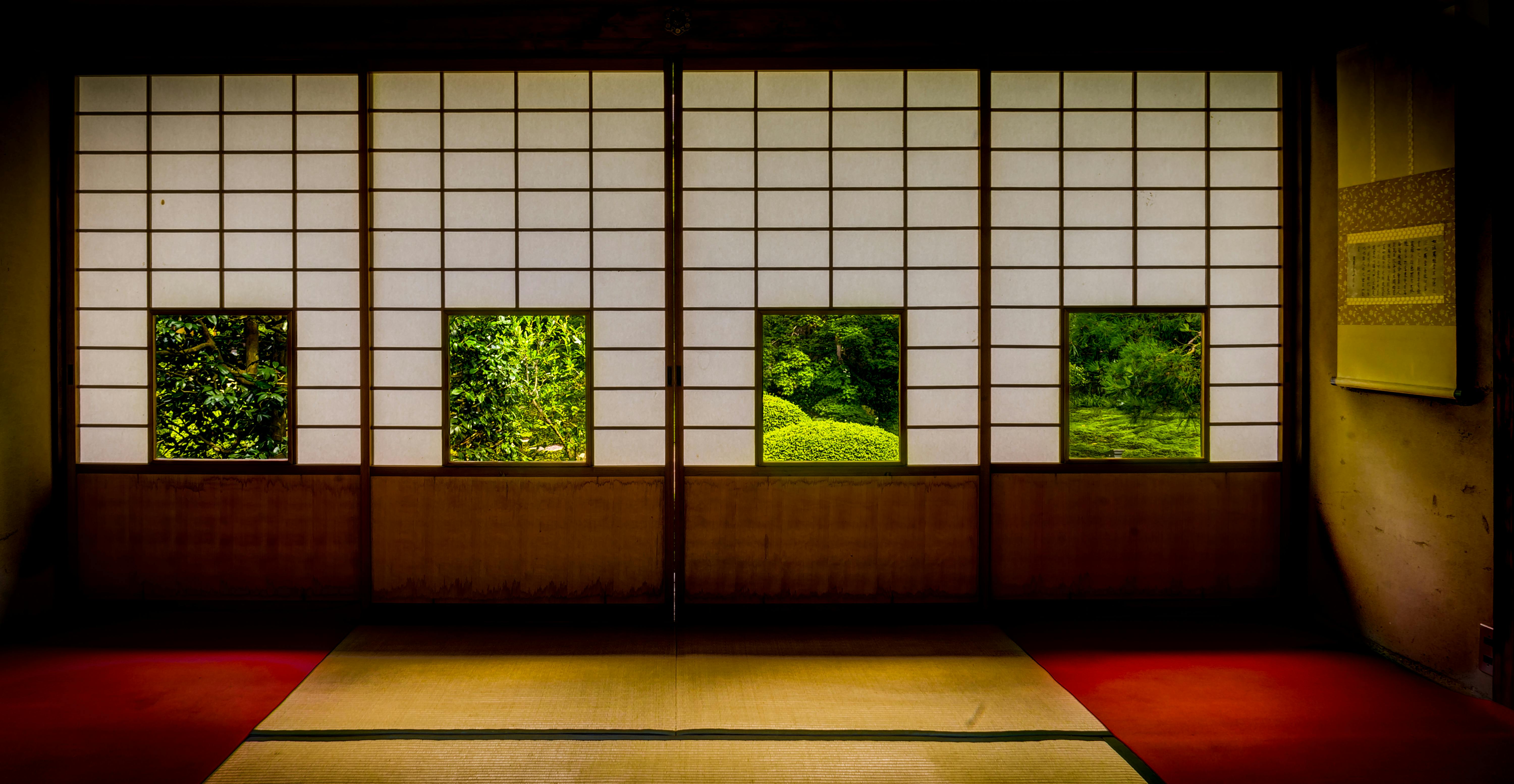 교토 전용 버스 투어:운류인 절 방문 및 강가안 전통 저녁 식사