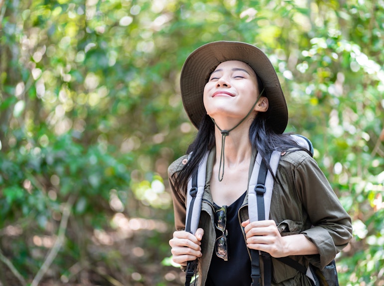 ベアリッジでの秋のハイキングアドベンチャー