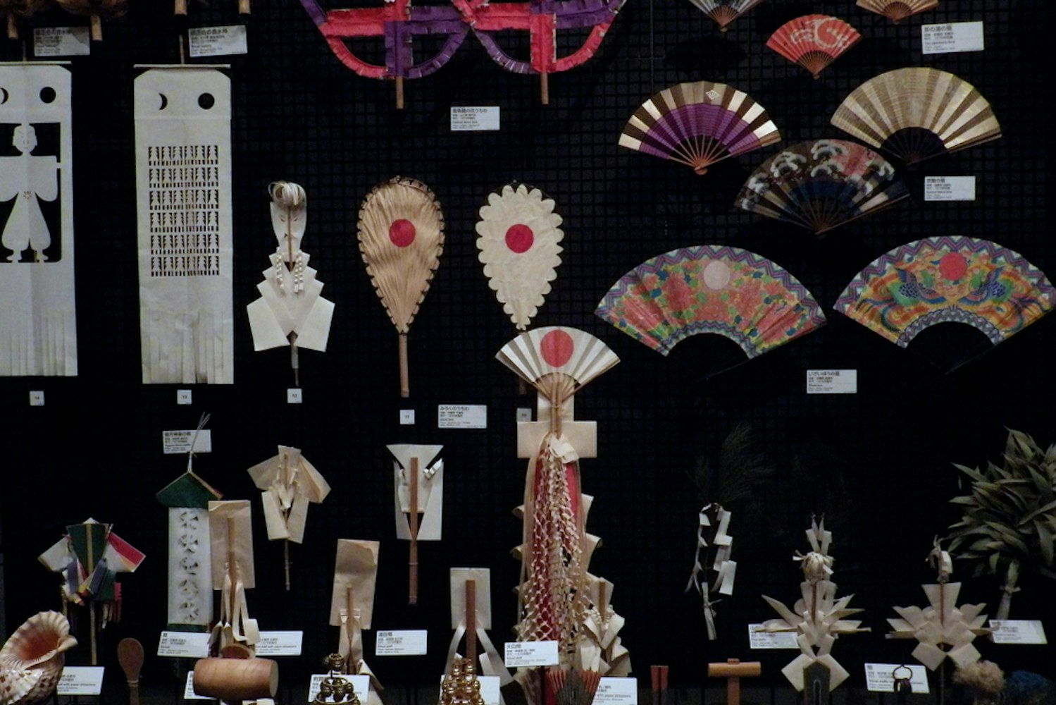 Various folklore exhibits of National Museum of Ethnology, Osaka, Japan