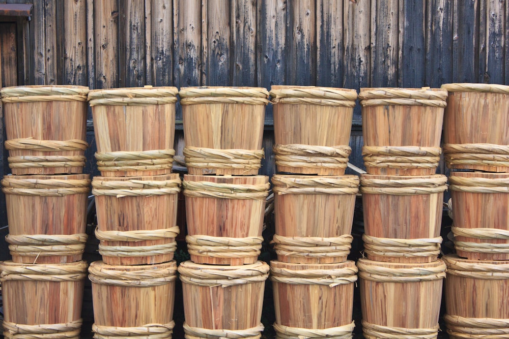 Sake Barrels