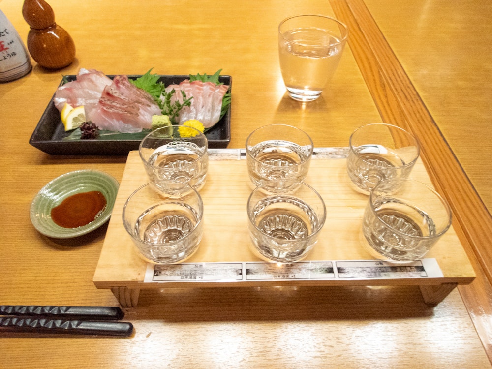 Tasting Sake