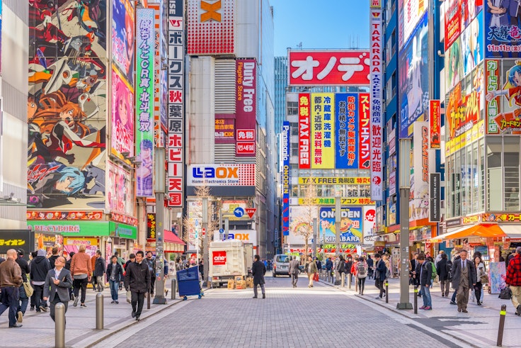 Colorful Signs in Akihabara