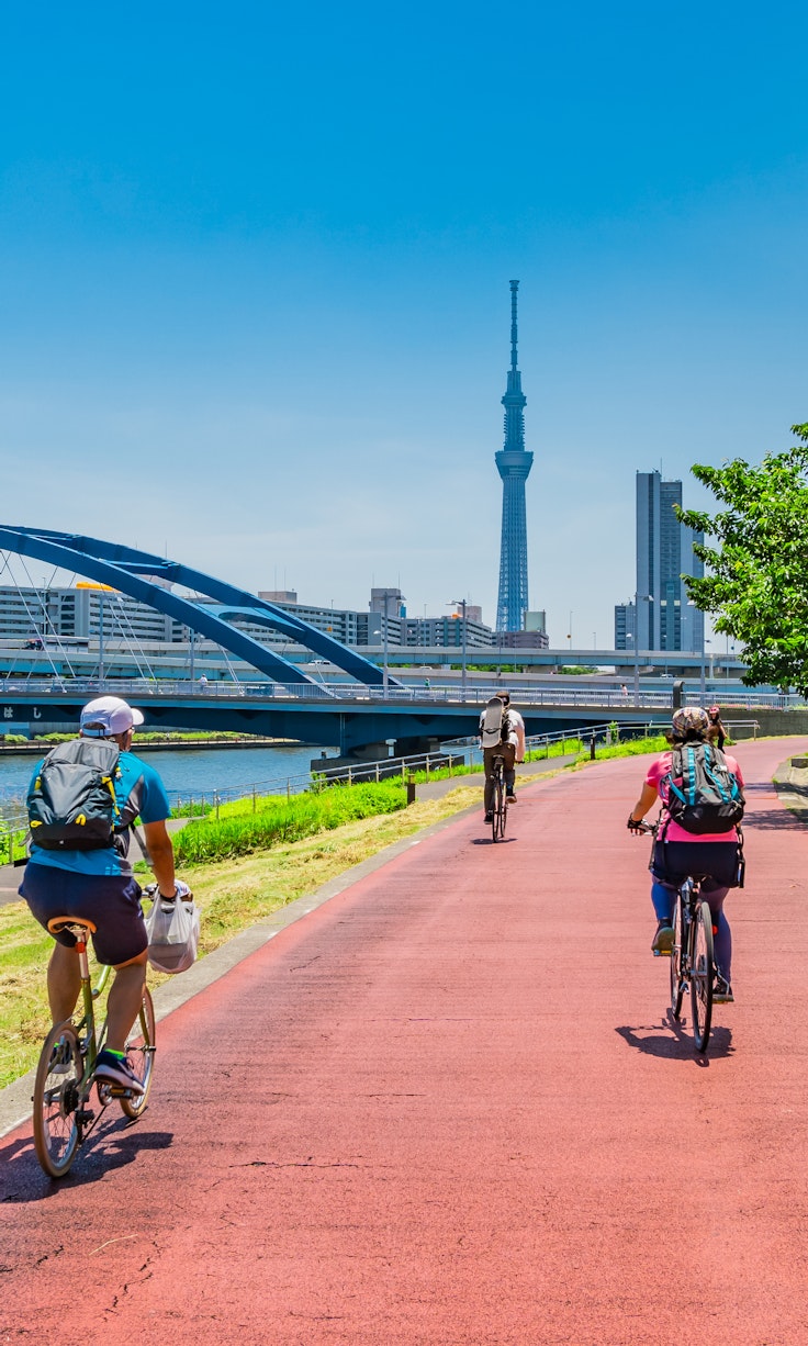 3-Hour Tokyo City Highlights Sunset Bike Tour Trip To Japan