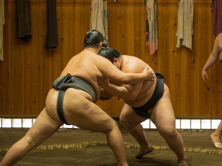 東京での本格的な相撲体験