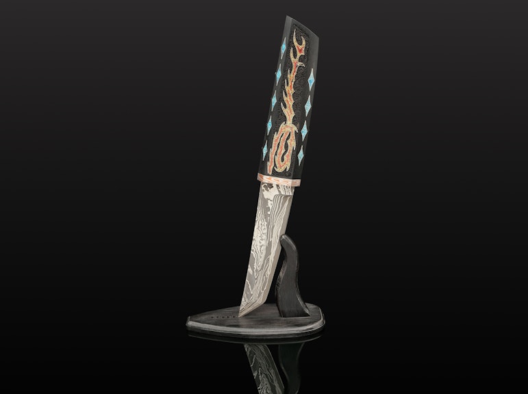 岐阜刃物博物館限定のサムライナイフ作りワークショップ