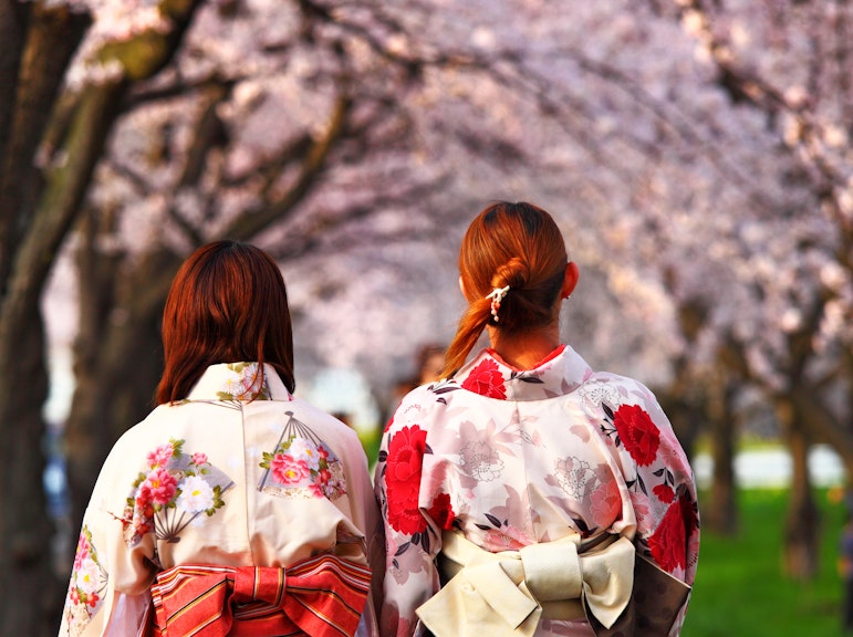 도쿄에서의 프라이빗 기모노 입기 체험 및 다도