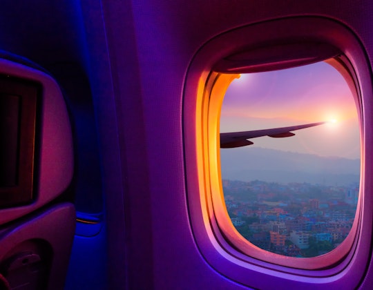 Window of Airplane