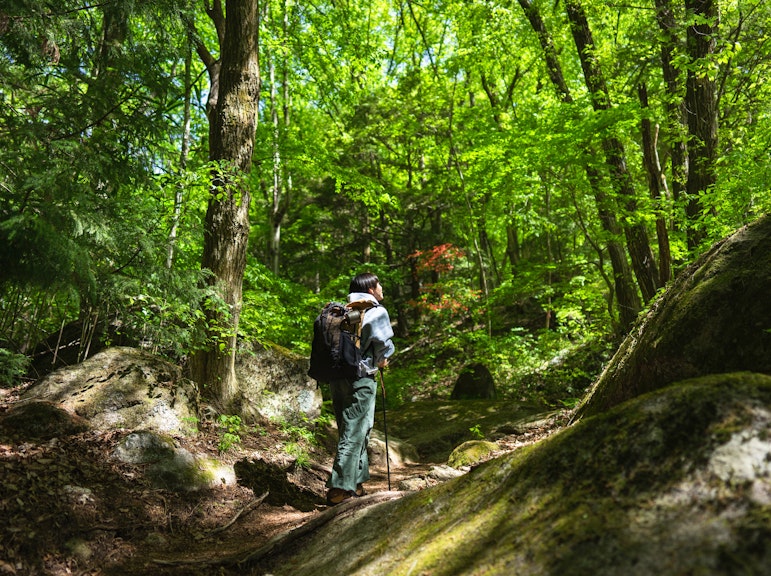 大阪の犬滝山トレッキングとゴマ祈り体験