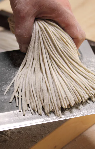 Making Soba Noodles Making Soba Noodles