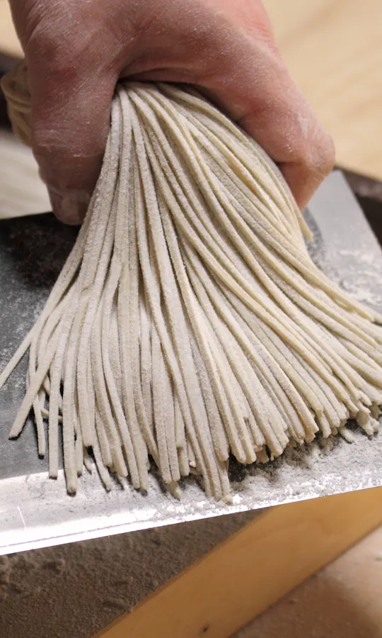 Making Soba Noodles Making Soba Noodles