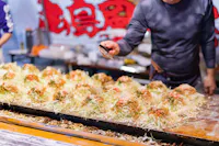 Okonomiyaki Sold at Festival