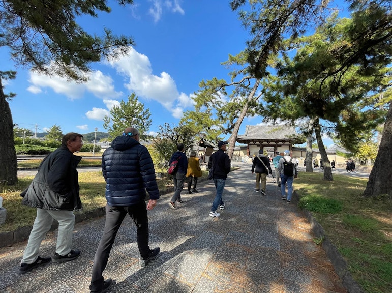 Historic Horyuji Temple Exploration and Personalized Kanji Experience Tour