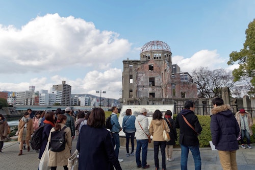 The Atomic Bomb Dome in Hiroshima City