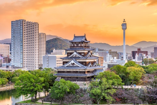 Hiroshima Cityscape and Castle