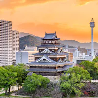 Hiroshima Cityscape and Castle Hiroshima Cityscape and Castle