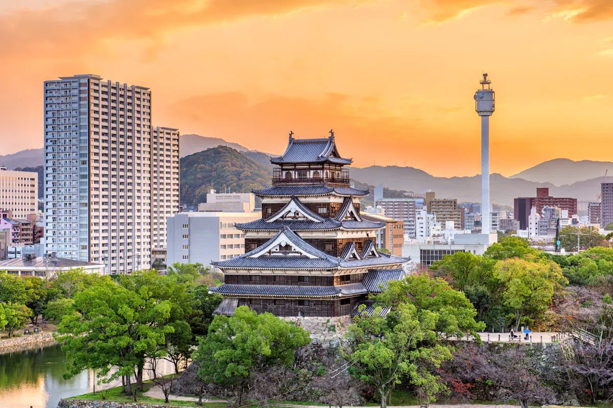 Hiroshima Cityscape and Castle Hiroshima Cityscape and Castle