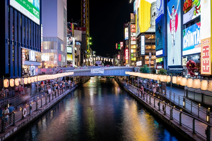 大阪ウォーキングツアー:大阪城、新世界・道頓堀