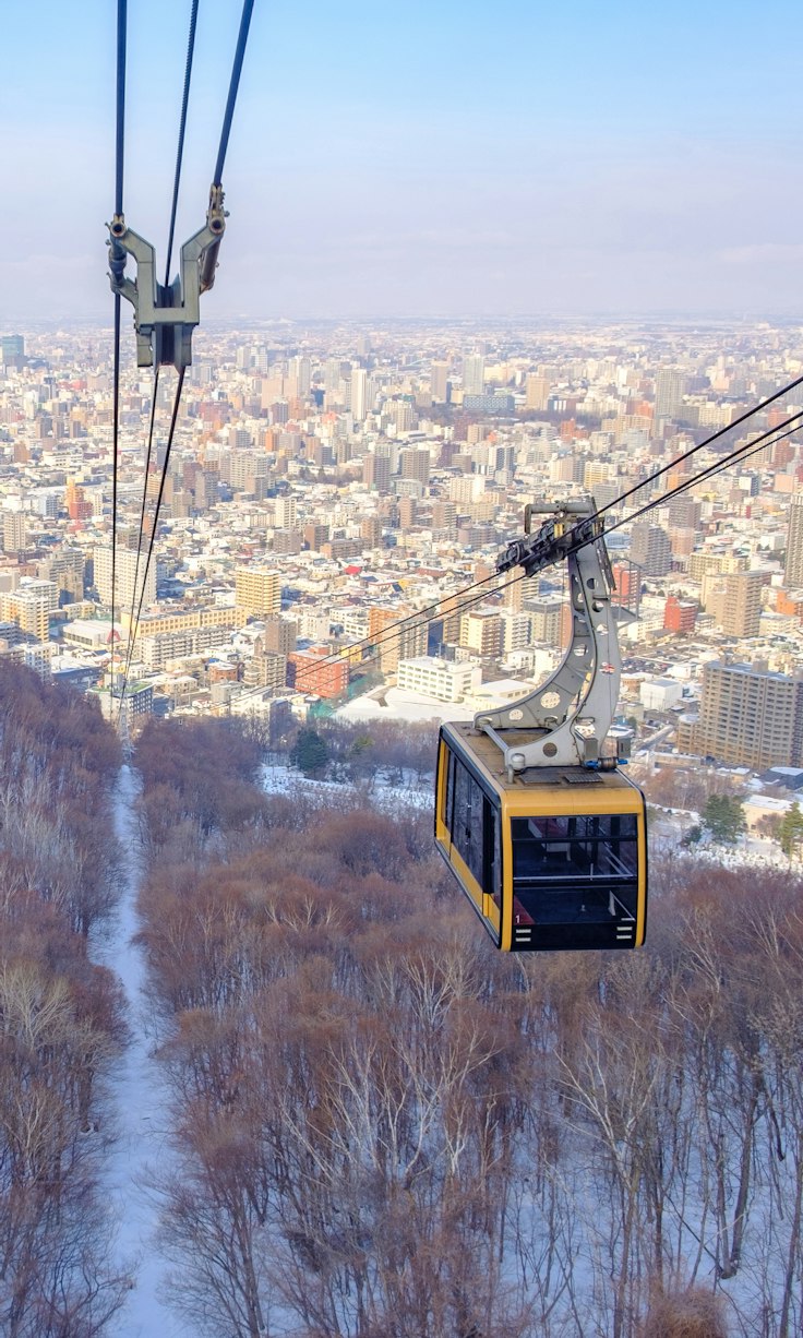Panorma Ropeway Mt. Moiwa Ropeway - Trip To Japan