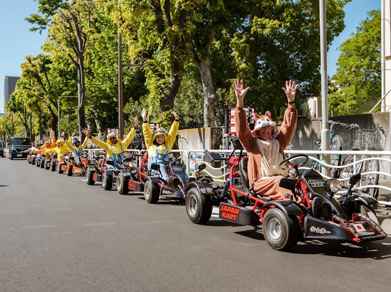 아사쿠사에서의 고카트 경험 (60분)
