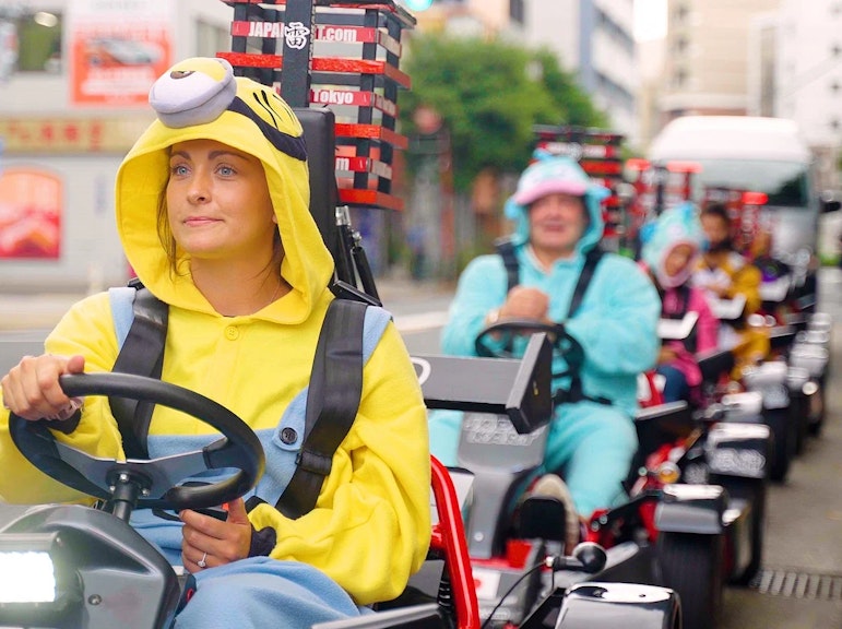 아사쿠사에서의 고카트 체험 (120분)