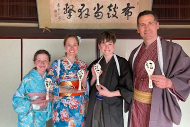 Kimono and Calligraphy Experience